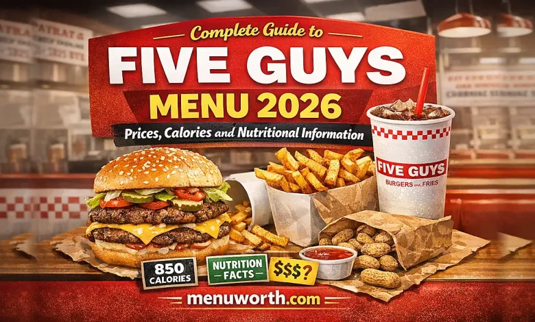 Complete Guide to Five Guys Menu 2026 Prices, Calories and Nutritional Information