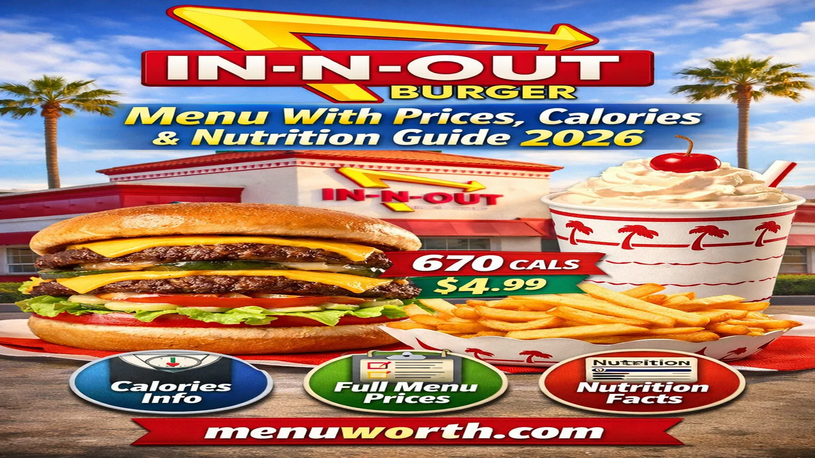 In-N-Out Burger Menu With Prices, Calories & Nutrition Guide 2026