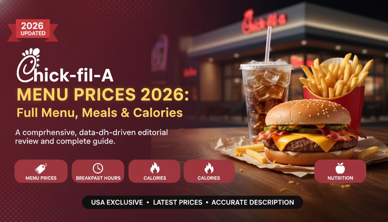 Chick-fil-A Menu Prices 2026: Full Menu, Meals & Calories - Featured Image