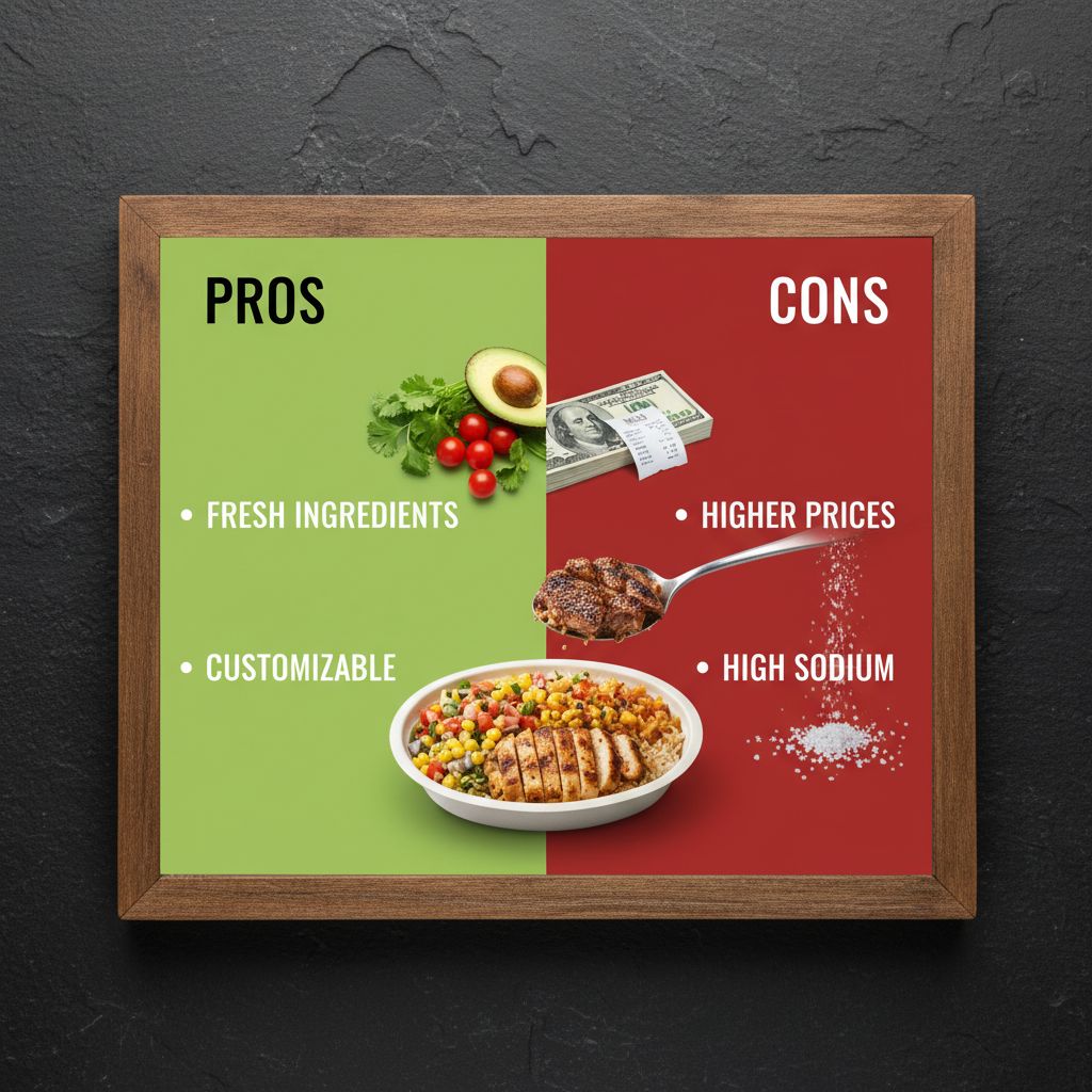 Pros and Cons of eating at Chipotle Mexican Grill Pros and Cons of eating at Chipotle Mexican Grill
