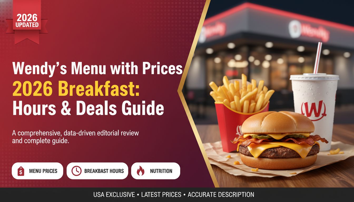 Wendy's Menu with Prices 2026 Breakfast: Hours & Deals Guide - Featured Image