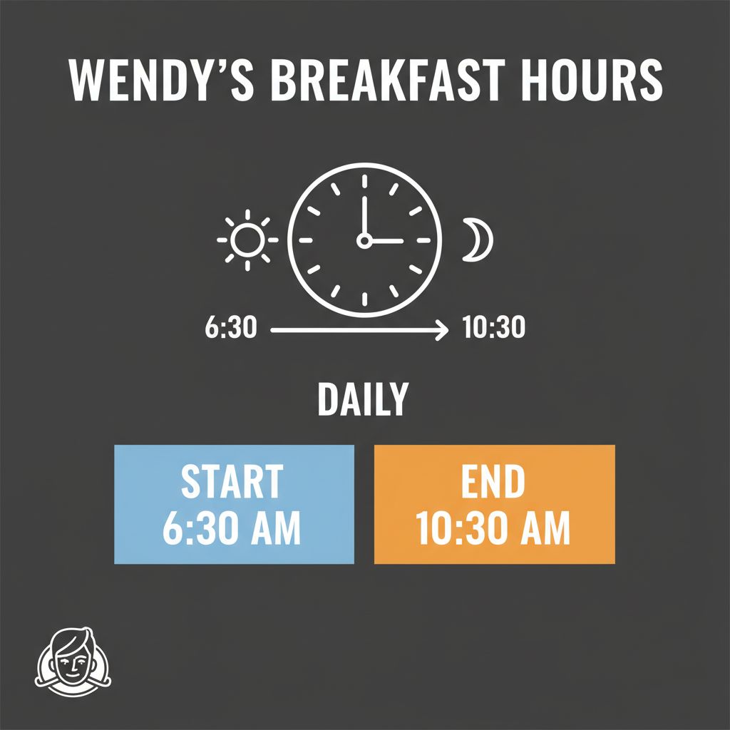 Wendy's breakfast hours and menu schedule chart Wendy's breakfast hours and menu schedule chart