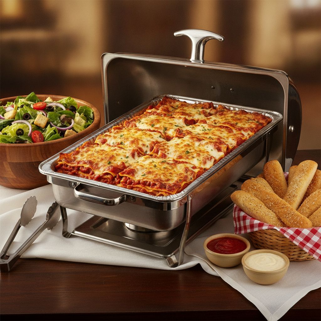 Olive Garden catering menu prices tray of lasagna and garlic breadsticks Olive Garden catering menu prices tray of lasagna and garlic breadsticks