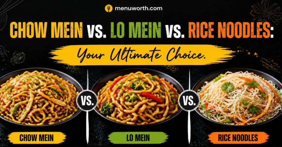 Chow Mein vs. Lo Mein vs. Rice Noodles: Your Ultimate Choice.