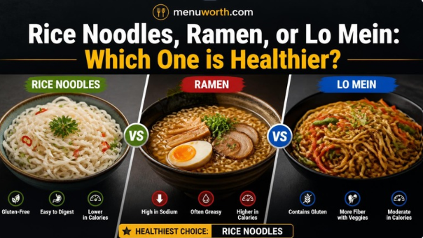 Rice Noodles, Ramen, or Lo Mein: Which One is Healthier?