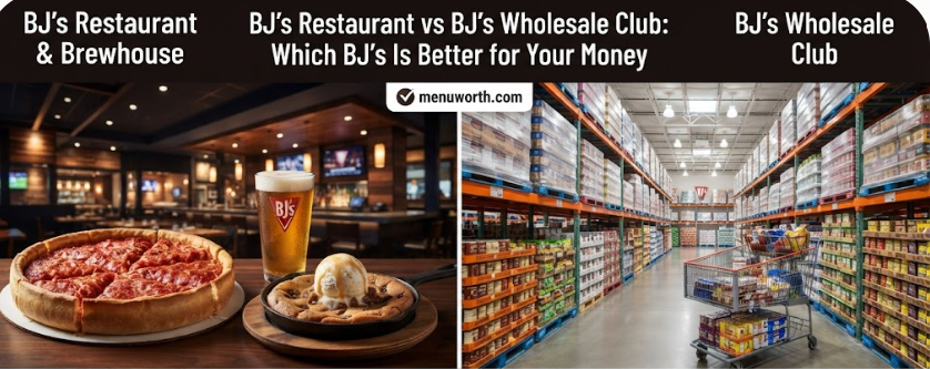 BJ’s Restaurant vs BJ’s Wholesale Club: Which BJ’s Is Better for Your Money