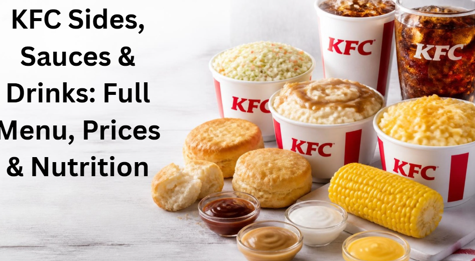 KFC Sides, Sauces & Drinks: Full Menu, Prices & Nutrition