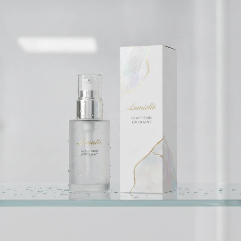 Lumiellé Glass Skin Exfoliant packaging.
