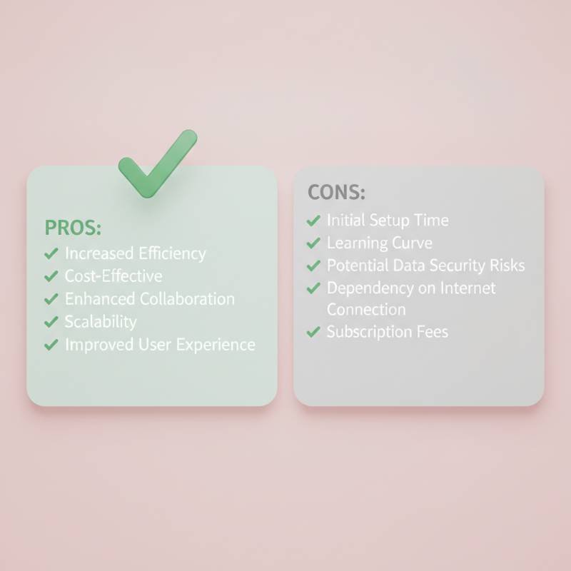 Skincare checklist of pros and cons.