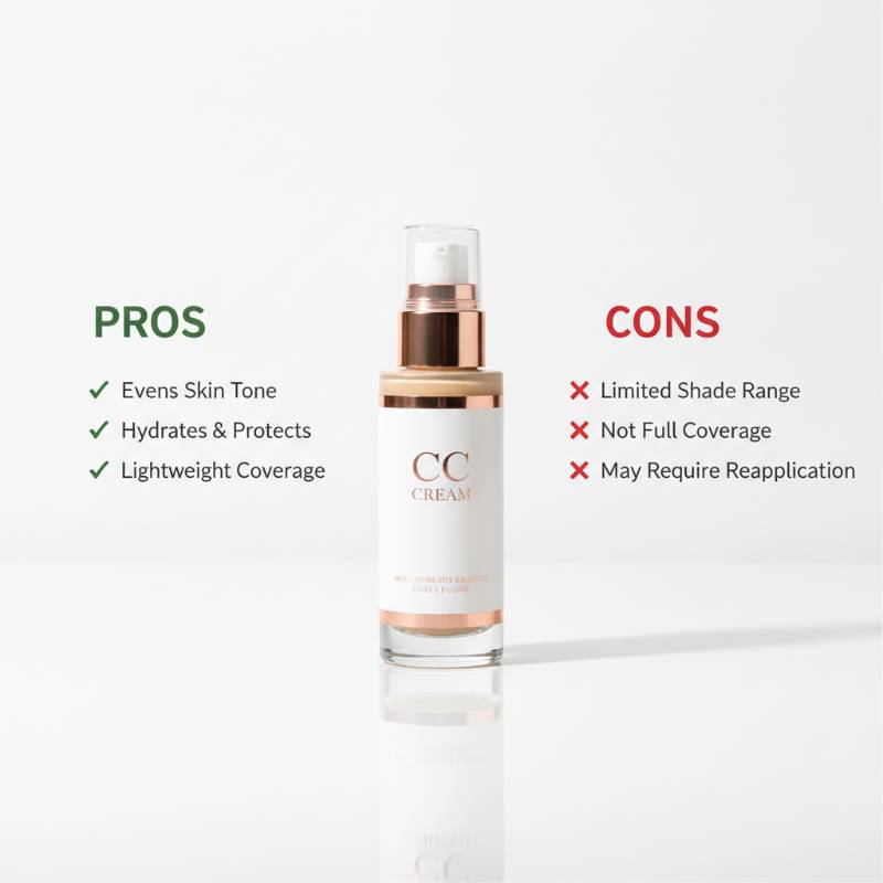 Checklist of pros and cons of e.l.f. Camo CC Cream